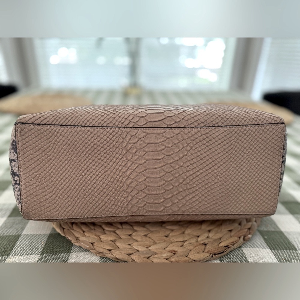 Coach Madison Python Embossed Tote / Blush Pink - image 6